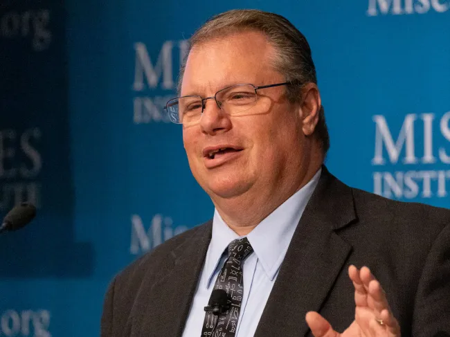Paul Cwik at the Human Action Conference, 2024